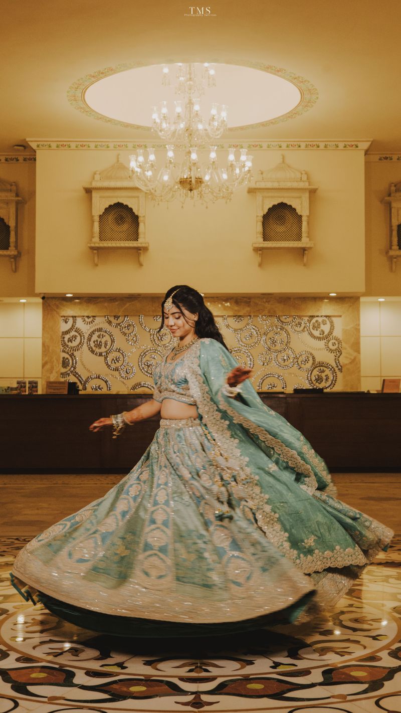 Cinematic couple moment captured during Uday & Isha’s wedding